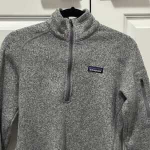Patagonia Women's Better Sweater 1/4-Zip Fleece - Birch White